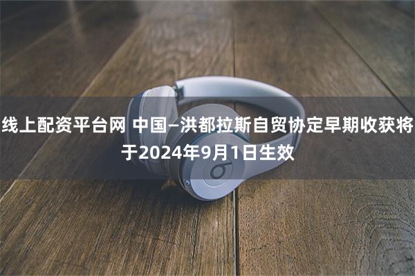 线上配资平台网 中国—洪都拉斯自贸协定早期收获将于2024年9月1日生效