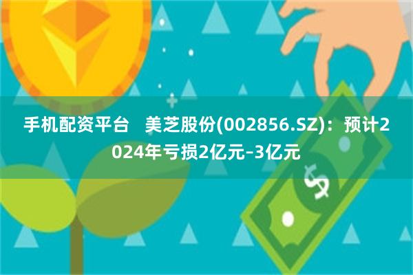 手机配资平台   美芝股份(002856.SZ)：预计2024年亏损2亿元–3亿元